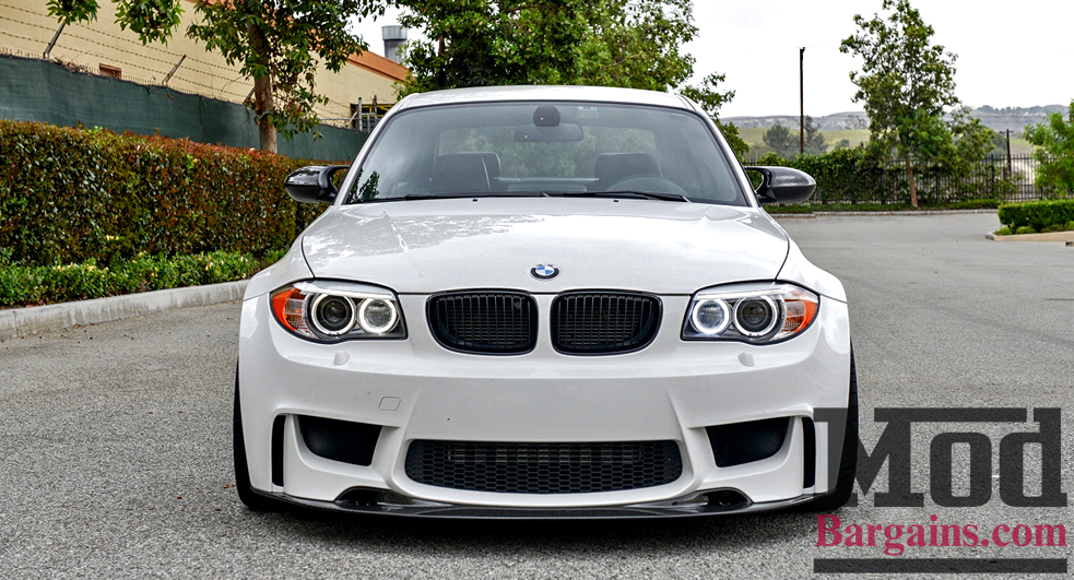 Carbon Fiber 1M Front Lip Splitter for 1M Bumper 2008-12 BMW 1-Series [E82]